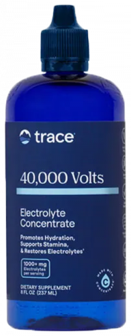 Trace Minerals Research Sport 40 000 Volts! Electrolyte Concentrate, Ресерч Спорт 40 000 Вольт! Электролитический концентрат, 237 мл
