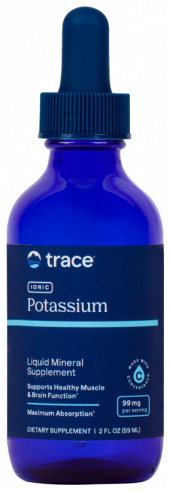 Trace Minerals Ionic Potassium, Ионик Калий, 59 мл