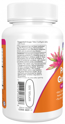 NOW Prenatal Gels+DHA, 90 капсул