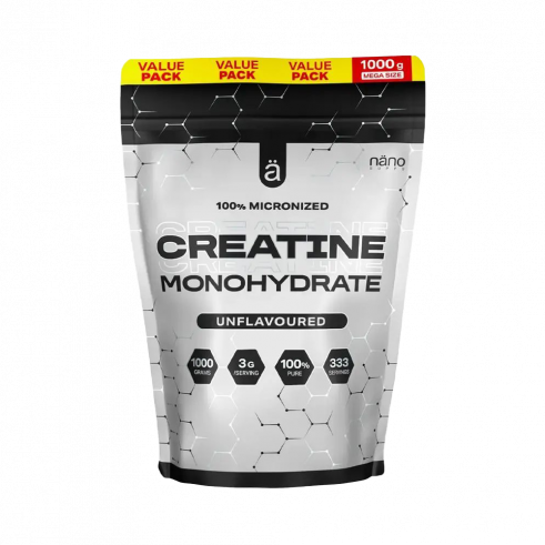 &Auml; NANO 100% Micronized Creatine Monohydrate, 100% Микронизированный Креатин Моногидрат, 1000 грамм