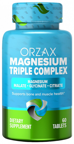 Orzax Magnesium Triple Complex, Магнезиум Трипл Комплекс, 60 таблеток
