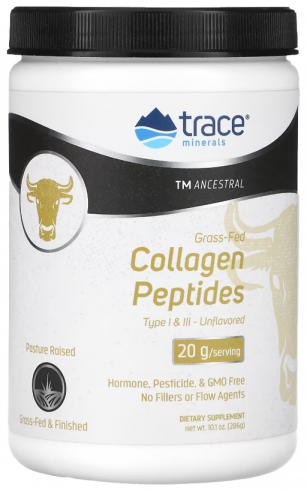 Trace Minerals Collagen Peptides, 286 грамм