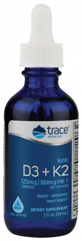 Trace Minerals Ionic D3+K2