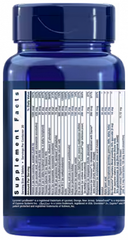 Life Extension Two-Per-Day Multivitamin, Мультивитамины, 60 таблеток
