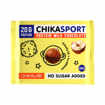 Chikalab Шоколад молочный с фундуком, 100 грамм