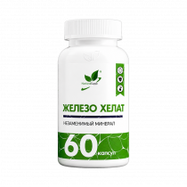 Natural Supp Железо хелат, 60 капсул