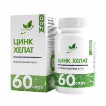 Natural Supp Zinc Chelate, Цинк Хелат, 60 капсул