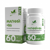 Natural Supp Magnesium + B6, Магний + В6, 60 капсул