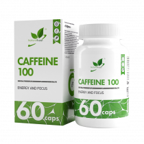 Natural Supp Caffeine 100, 60 капсул
