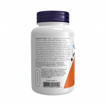 NOW Double Srength Turine 1000 mg, Таурин Двойная сила 1000 мг, 100 капсул