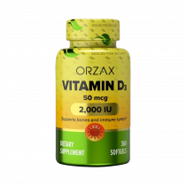 Orzax Vitamin D3, Витамин D3, 360 капсул