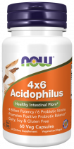 NOW Acidophilus 4х6, Ацидофилус 4х6