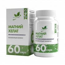 Natural Supp Magnesium Chelate, Магний хелат, 60 капсул